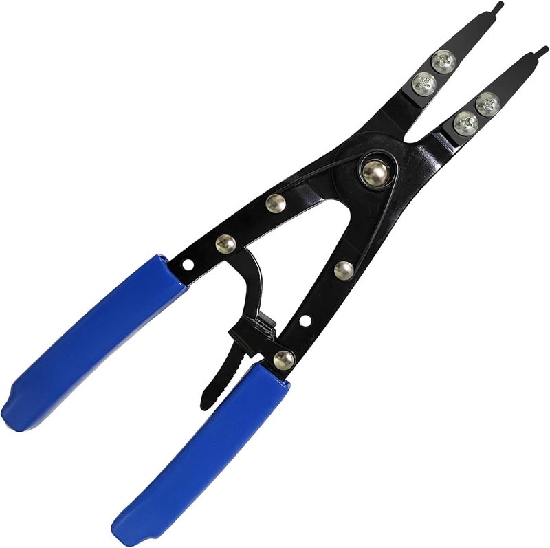 Popbee Spindle Snap Ring Pliers, External 38700 Plier Large Automotive Tool for Ford Super Duty Pickups 2007 and Newer Anti-slip Circlip Snap-ring Installation Removal Kit with Ratcheting Lock Mechanism - Image 1